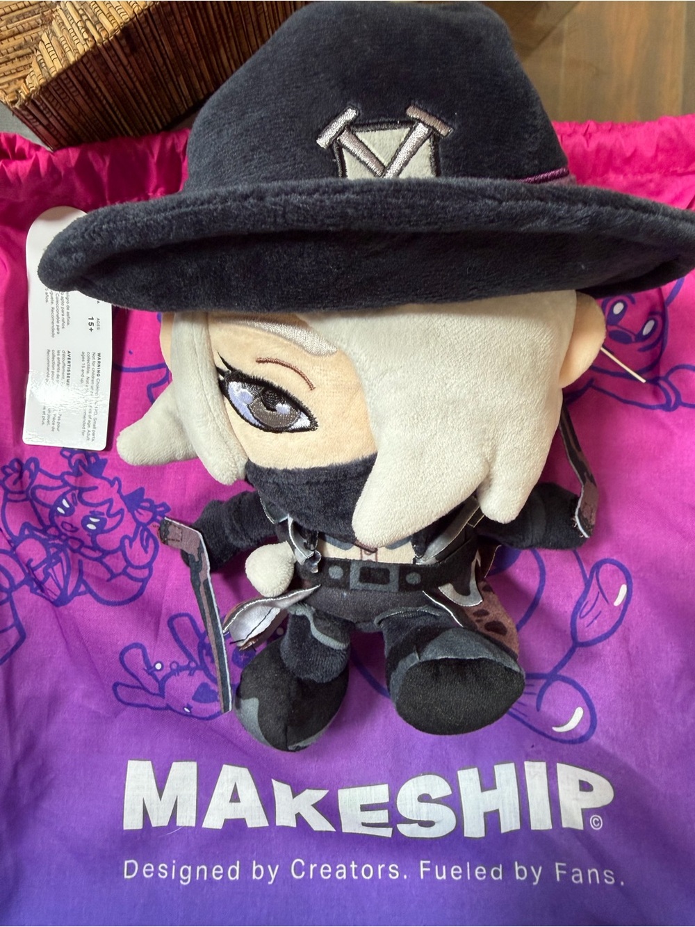 V Rising JADE THE VAMPIRE HUNTER Makeship Plushie Steam Video Game NWT